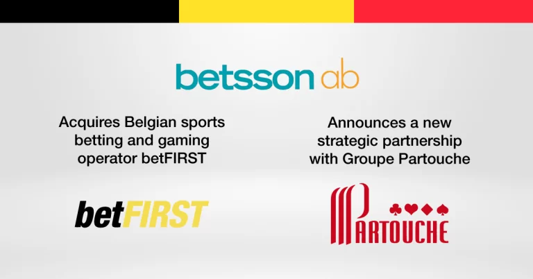 【BETSSON】收購比利時的體育博彩和博彩運營商!並在比利時推出賭場產品